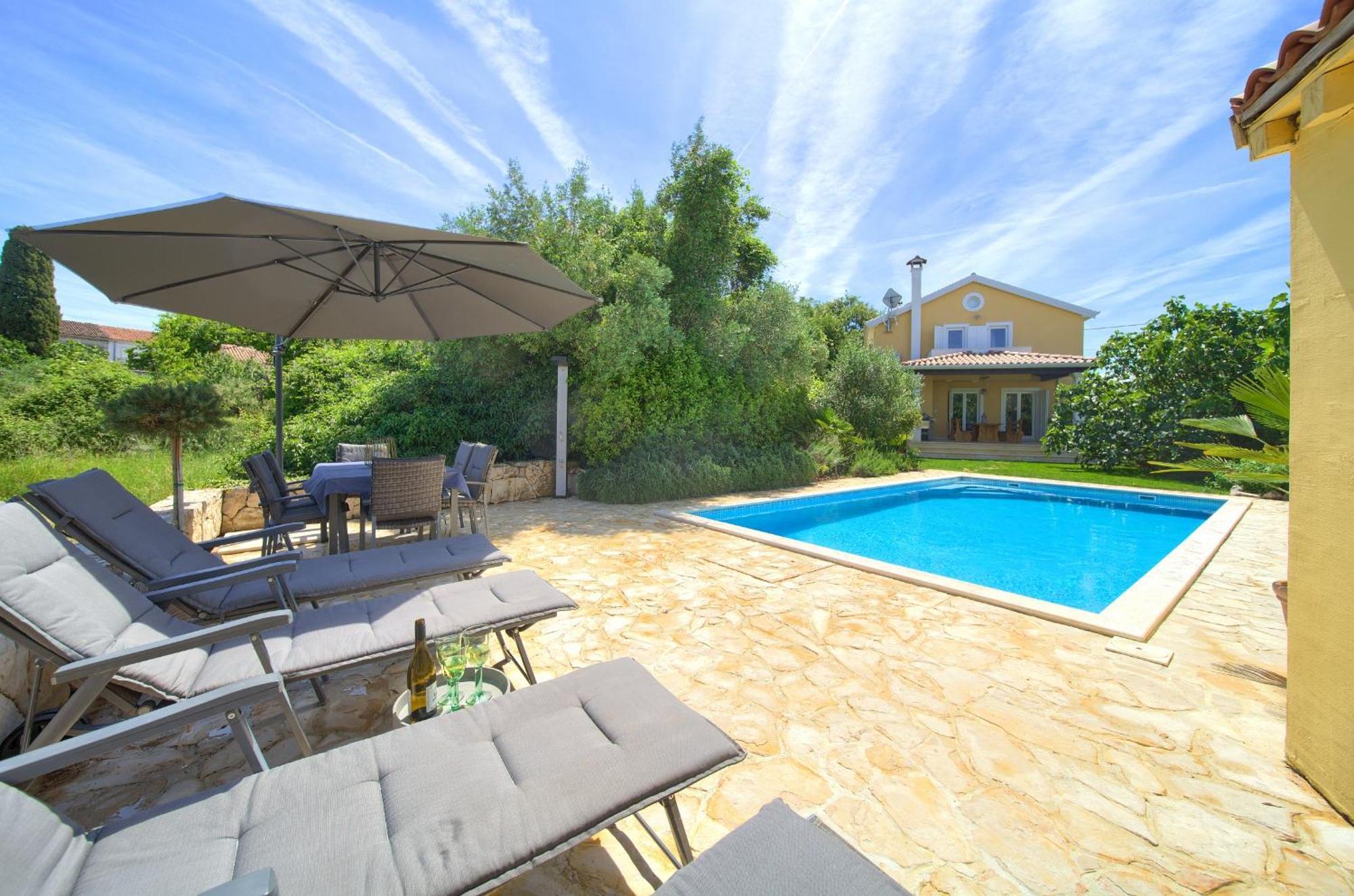Villa Stella Malinska Bagian luar foto